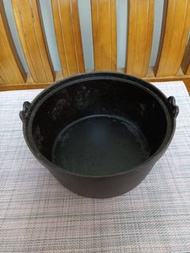 6折 9成新 大古鐵器 內鍋-鑄鐵蓋