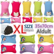 BUCKWHEAT  PILLOW XL SIZE 35x70cm 1800gram BANTAL dewasa（BEU PILLOW )100%natural 荞麦壳安心枕/Pillow case/
