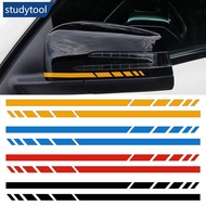 STUDYTOOL 2Pcs Rearview Mirror Side Stripes Sticker Vinyl Decal For Mercedes Benz W204 W205 W176 A45