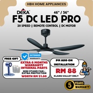 【DEKA F5 DCL PRO】Deka Ceiling Fan 46/56" Remote Control / Kipas Siling Kawalan Jauh / Silent Motor /