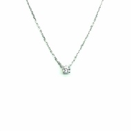 Cartier 卡地亞 18k白金 1895系列 D色 VVS1 19分鑽 項鍊