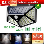 B.S.B 100 LED 4 Sided 3 Modes Solar Motion Sensor PIR Light Wide Angle Waterproof Energy Saving Outd