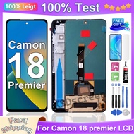 For Tecno Camon 18 Premier LCD Display CH9 CH9n Touch Screen With Frame Digitizer Assembly