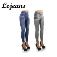 [JML OFFICIAL] Le Jeans Black/Blue | Leggings