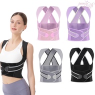 JWENTY Posture Corrector, Upper Back Brace Adjustable Back Support Brace, Shoulder Straightener Lowe