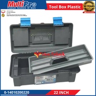 Multipro Tool Box ToolBox Plastic 22 inch Storage Tool Place 22"