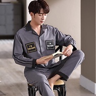 Đồ bộ Pijama nam dài tay, chất vải cotton 100% thoáng mát, tông màu trầm nam tính, phù hợp các chàng
