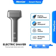 MeeGoo Electric Shaver Smart LCD Display Portable MINI Men‘s Shaving Travel Beard Razor Waterproof
