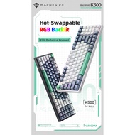 Machenike K500 Mechanical Keyboard Gaming Keyboard Wired Keyboard Hot Swappable 94 Keys RGB Light Ma