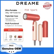Dreame p10 Spark  Pocket Pro Volcanic Red High-Speed Hair Dryer 300 Million Negative Ions 70 m/s Hai