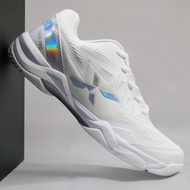 MAXBOLT TOUR PRO Badminton Shoes White/Silver (100% ORIGINAL)