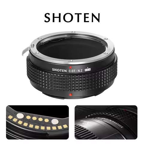 SHOTEN Electronic Focus Confirm Lens Adapter for Canon EF EFS Nikon F CY M42 Lens to Nikon Z Zf Zfc 
