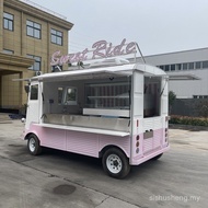 Coffee Cart String-Fried Cart Kitchen Mobile Mobile Vending Cart Shopping Mall Matching Stall Car Vi