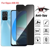 For Oppo A56 5G Anti Spy Privacy Tempered Glass Screen Protector Compatible For OppoA56 5G Full Cove