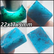 Bahan Bacan Doko kristal batu akik size kantoran jumbo 22mm kode BB011