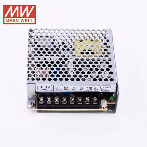 MEAN WELL RT-50A 46.5W Triple Output Switching Power Supply RT-50 5V/4A 12V/2A -5V/0.5A