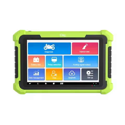 For JDiag M400 8.0 Inch Tablet Scanner Universal Android System ABS Engine Motorcycle Fuel Injector 