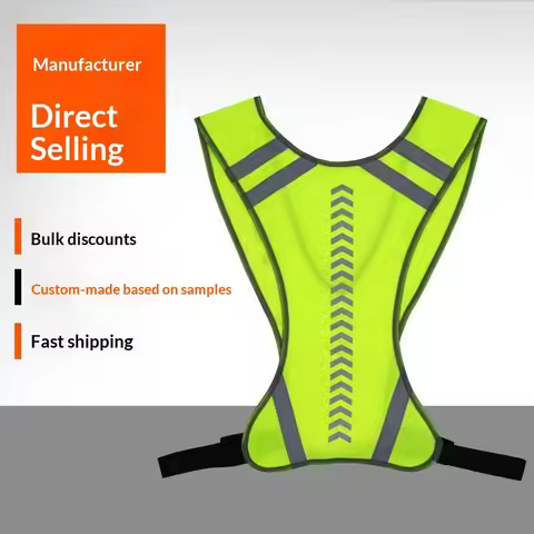 Factory Direct Sale - Quick-selling Sport Reflective Vest for Night Running Outdoor Reflective Cloth