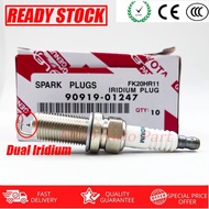 (4-6pc) หัวเทียนอิริเดียมโตโยต้าเดิม 90919-01247 Alphard Vellfire เอสติมา GSR50 Lexus RX350 3.5 V6 (