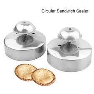 Ice Cream Goreng aiskrim Sandwich Cutter Sealer Mold Stainless Steel Round Cookie Decruster Maker Mo