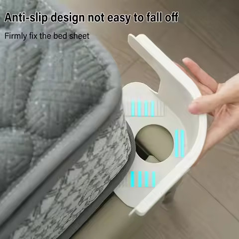 Invisible Sheet Bed Cover Fixer, Bed Sheet Fixed Clip with Lock Strips, Fixed Bed Sheet Holder, Beds