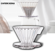 Cafede Kona - V60 PCTG coffee dripper V01 - V02 hand pour coffee maker