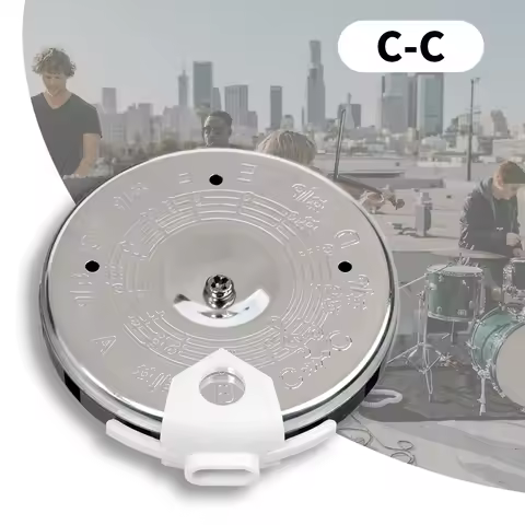 LOOK Alice 13 Tones C-C & F-F Pitch Pipe For Singers Pitch Music Note Instrument Tuning Device For G