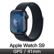 Apple Watch S9 GPS 41mm 午夜鋁/午夜運動錶環 MR8Y3TA/A