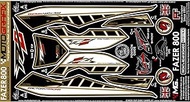 MOTOGRAFIX MT-NY017KA Body Pad Front FZ8 (Fazer800)
