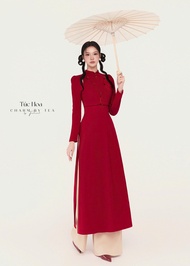 TÚC HOA SET: Áo Dài Thiết Kế Charm By Tea