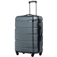 Luggage Expandable(only 28") Suitcase PC+ABS Spinner Built-In TSA lock 20in 24in 28in Carry on (Teal