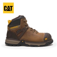 Caterpillar Classic หนังแท้รองเท้าหัวเหล็ก CAT รองเท้าบู๊ตสูงเดิมรองเท้าปีนเขารองเท้าบู๊ตความปลอดภัย