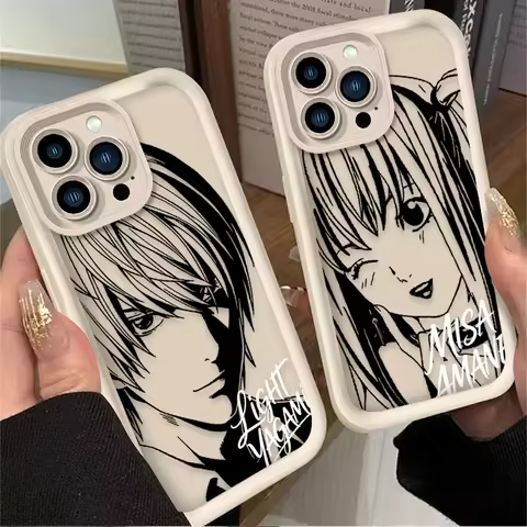 Death Note L LIGHT YAGAMI MISA Phone Case for iPhone 17 16e 16 15 14 13 12 11 Air Pro Max XR XS X 7 