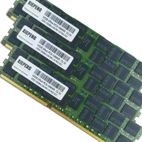 Server Memory DDR3 8GB 1333MHz ECC REG 16GB ddr3 PC3-10600R Registered ECC RAM for IBM System x3530 