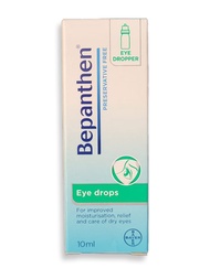 Bepanthen Eye Drops for Dry Eyes, Burning Eyes, Itchy Eyes Or Red Eyes