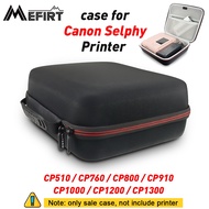 Carrying EVA Hard Case (NO Printer Included) for Canon Selphy CP1300 CP1200 Photo Printer Bag Protective Storage Box with Handle Zipper Design Water-proof Black 9.8*8.8*4.2 Inch