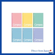 KOKUYO Campus Notebook B5 Dot-Grid A-Ruled Set of 6 Colors (6 Notebooks) AM-No.3CATX6