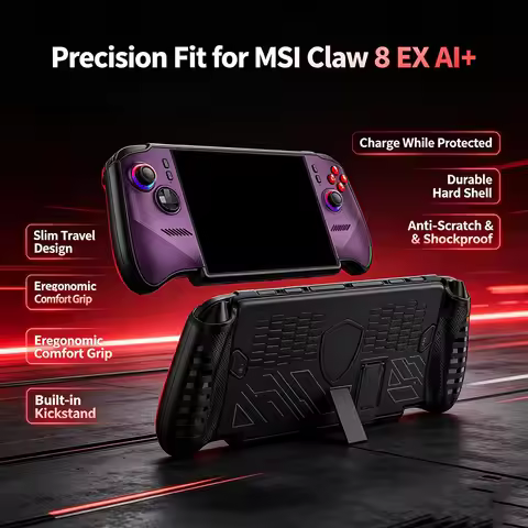 For MSI Claw 8 EX AI+ Game Console TPU Protective Shell Anti-Scratch Protection Case Cover for MSI C
