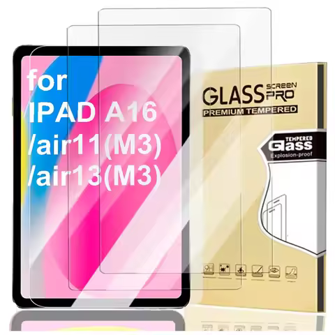1-3Pcs for IPad 11th Gen /air11 M3 /air13 M3 A16 Tempered Glass Screen Protector Tablet Anti Scratch