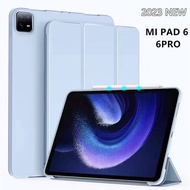 For Xiaomi Mi Pad 6 Pro Case Smart Tri-folding Leather Silicone Tablet Cover For Xiaomi Mi pad 6 Pad 6Pro 2023 Case