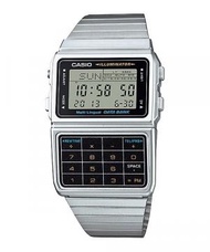 Casio - Casio DATABANK 計算機系列25組電話記憶復古潮流錶 DBC-611-1