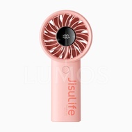 LUMOS JISULIFE Handheld Mini Fan Life4 Portable Travel Hand Fans with LED Display Type-C USB Recharg