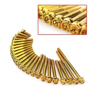 Cross border titanium bolt motorcycle modification hollow screw M4M5M6M8 304 stainless steel hexagon