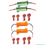 jenniferagg.my 2Pcs 50W 6RJ Load Resistors for Fix LED Bulb Turn Signal Blinker Error Code