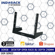 DOR08 Desktop Open Rack 8U Depth 290mm INDORACK Server Table Rack Open Case PC
