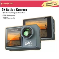 Action Camera 5K 4K Bicycle Camera Electronic Stabilizer Action Cam WiFi Sports Video Cameras Helmet
