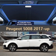 Car Windshield Sunshade for Peugeot 5008 2017-up Interior Accessories Car Sun Shade Sun Protection