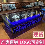 K Room Coffee Table Stainless Steel Table ktv Table Tempered Glass Nightclub Bar Bar Table Pack Room