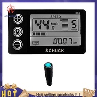【jcyepw3j】Ebike S866 LCD Display Meter Electric Bicycle 24V 36V 48V Control Panel with Waterproof Pl