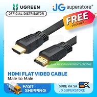 UGREEN HDMI 2.0 Male to Male Flat Cable 4Kx2k > 4K 18Gbps Gold-Plated (1.5, 2, 3, 5M | JG Superstore